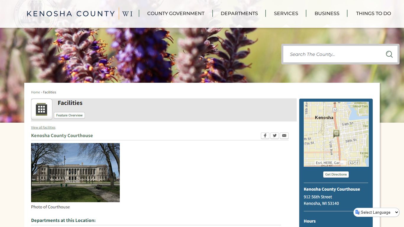 Facilities • Kenosha County, WI • CivicEngage